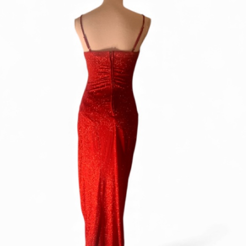 Windsor gown. Size Small 5 Stunning red glitter gown full-length evening dress - Picture 2 of 9